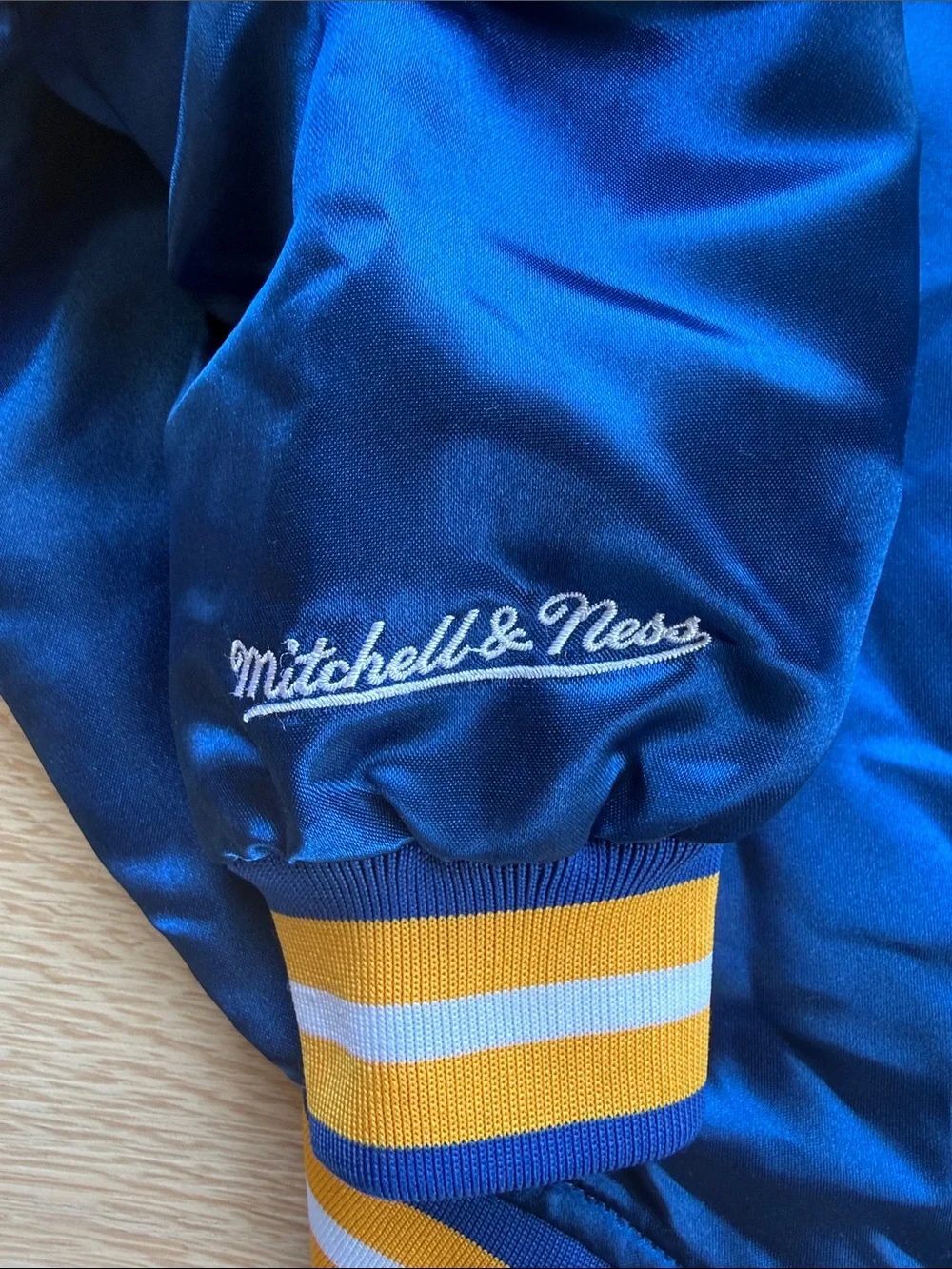 Mitchell & Ness Blue and Gold Throwbacks NFL Jacket 5-6y 💙💛🐏